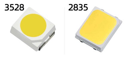 3528 and 2835 SMD LED
