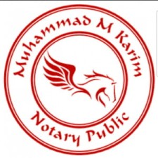 M M KARIM NOTARY PUBLIC LONDON  