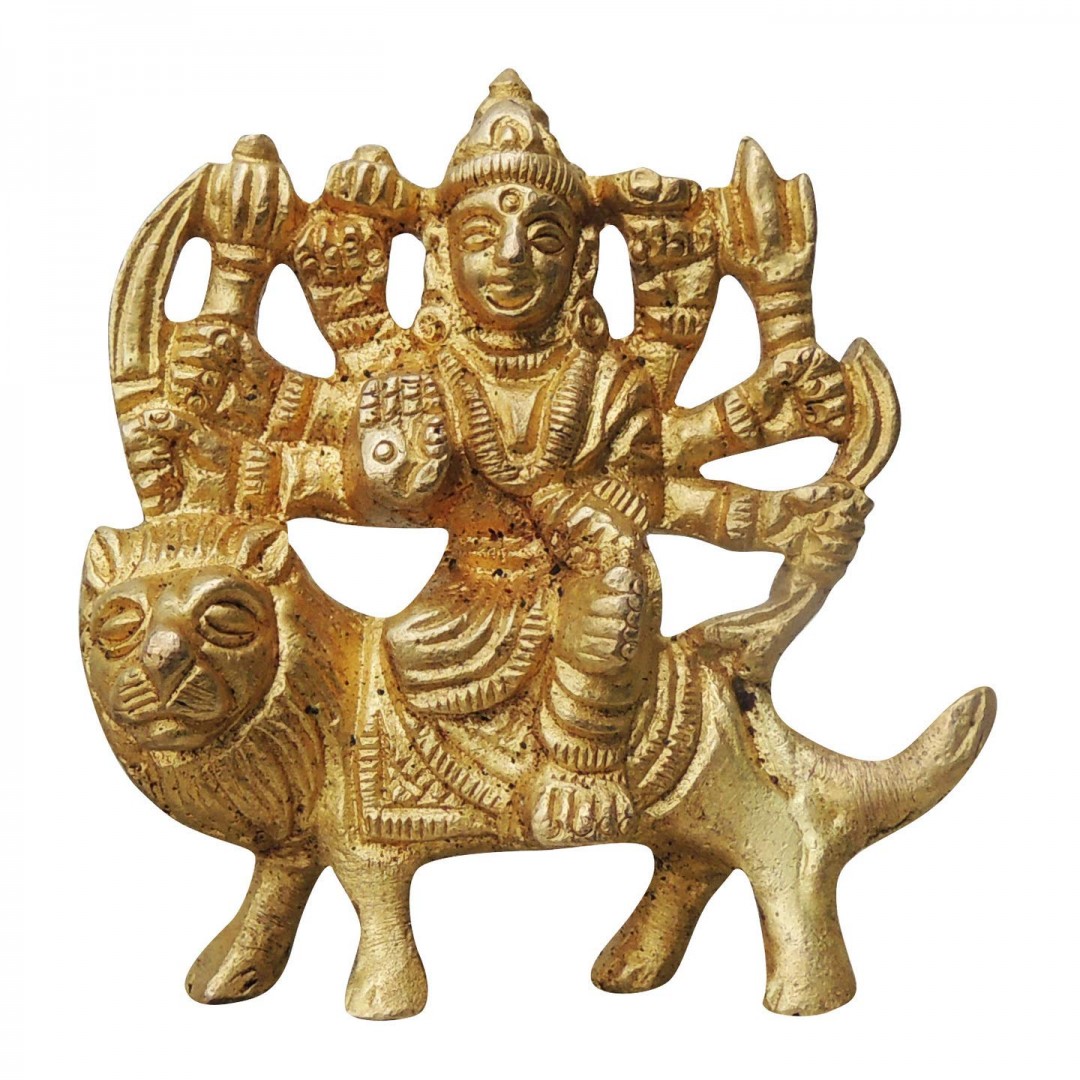 Brass Statue/Idol of Goddess Durga Ma Brass Durga Ji Statue