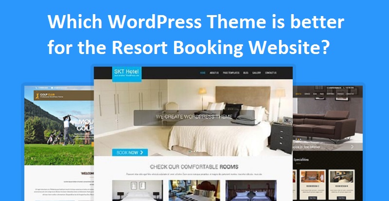 Resort Booking Website WordPress Theme