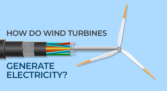 How do wind turbines generate electricity?