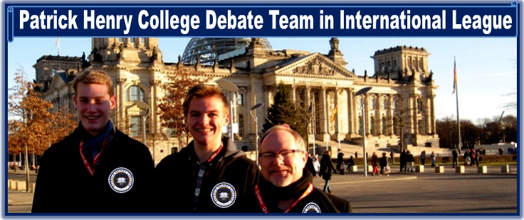 Patrick Henry College Debate Team in International League