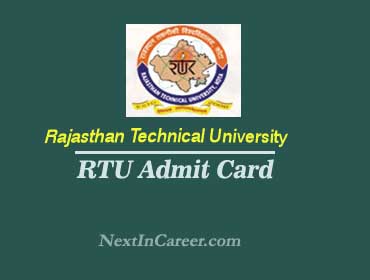 RTU admit card 2020