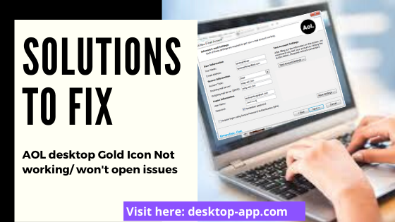 AOL desktop gold icon not working