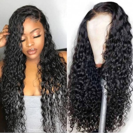 jerry curly lace fornt wigs human hair for black women