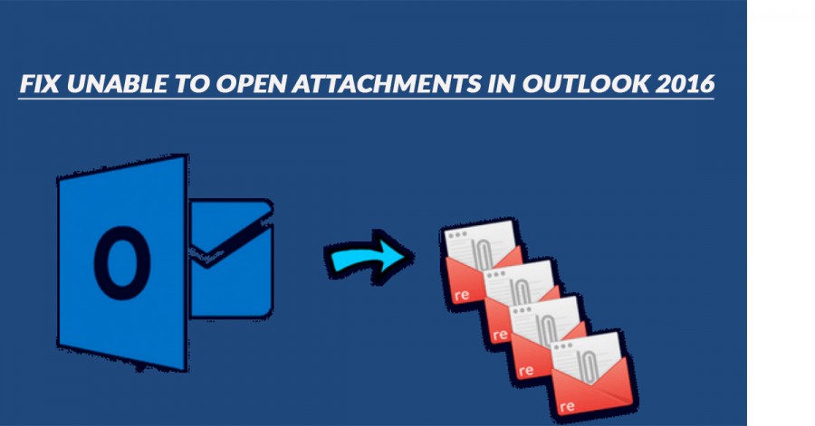 unable to open attachments in Outlook 2016