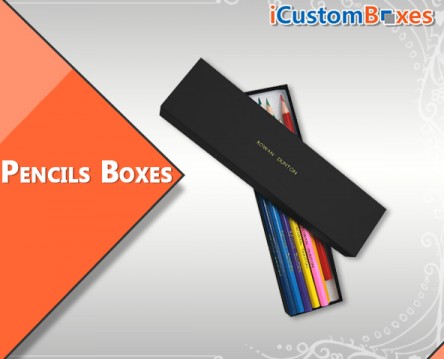 Pencil Boxes, Pencil Packaging, Custom Printed Pencil Boxes, Cardboard Pencil Box, Pencils Boxes