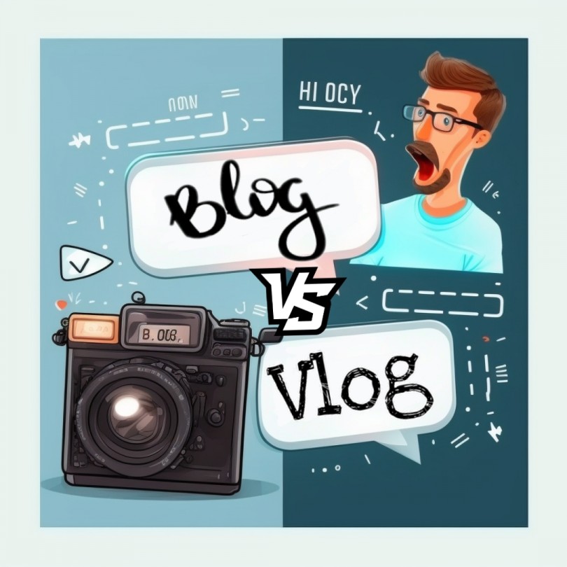 difference between a blog and a vlog