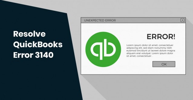 Quickbooks error 3140