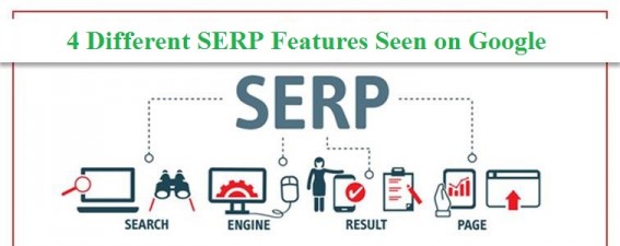 SERP Features Seen on Google