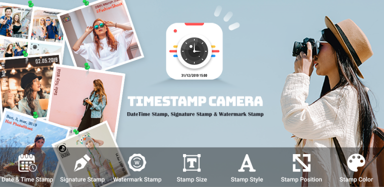Timestamp camera: Auto Datetime Stamper
