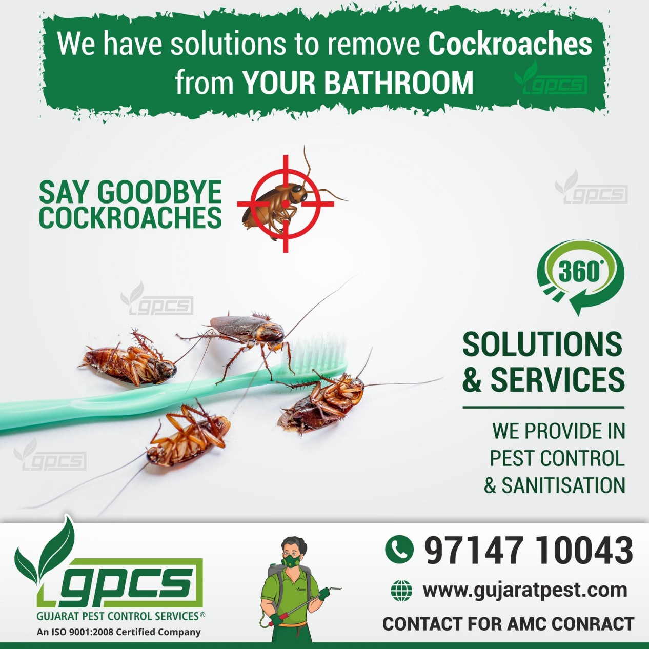 Cockroach Control, Termite Treatment