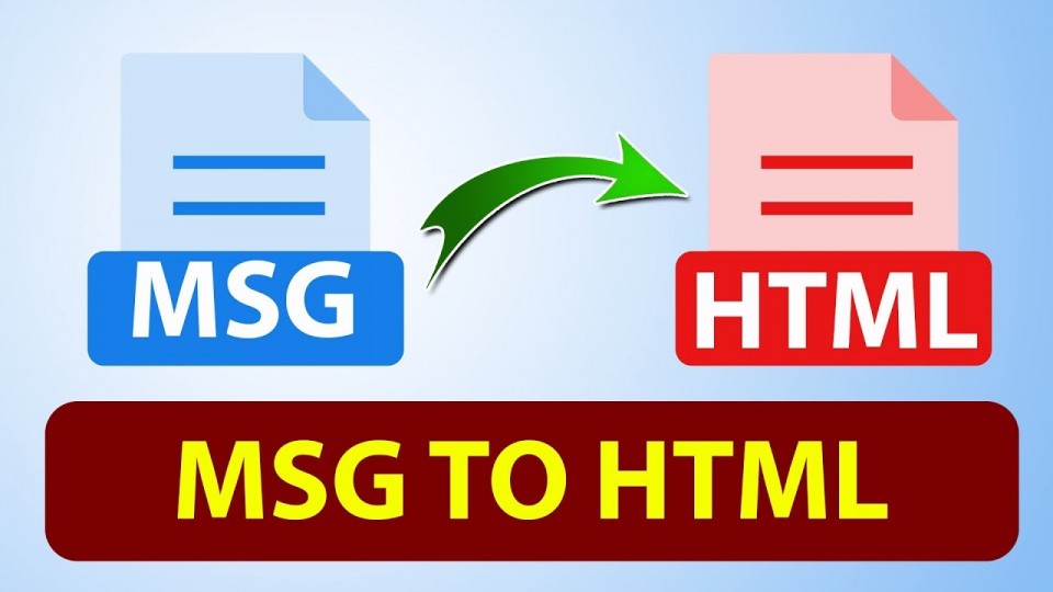 open MSG file as HTML