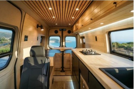 Travel in style and comfort with a Sprinter RV Van.
