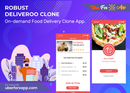 Deliveroo like app for food delivery