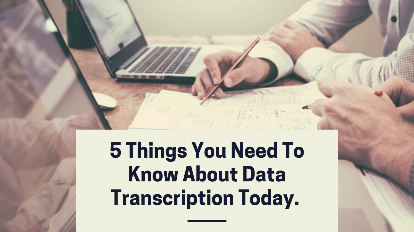 Data Transcription And Translation