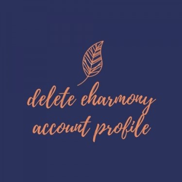 delete eharmony account profile