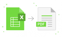 excel contacts to PDF
