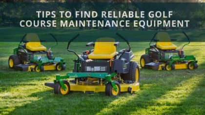 Golf Course Maintenance Equipment
